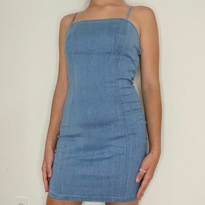 denim dress size S